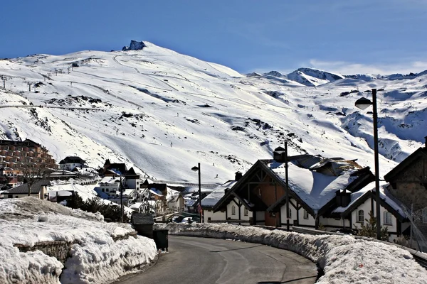 Karlı Köyü, sierra nevada Telifsiz Stok Imajlar