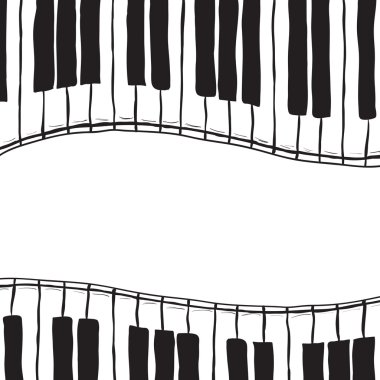 drawing of piano keyboard drawing of piano keyboard