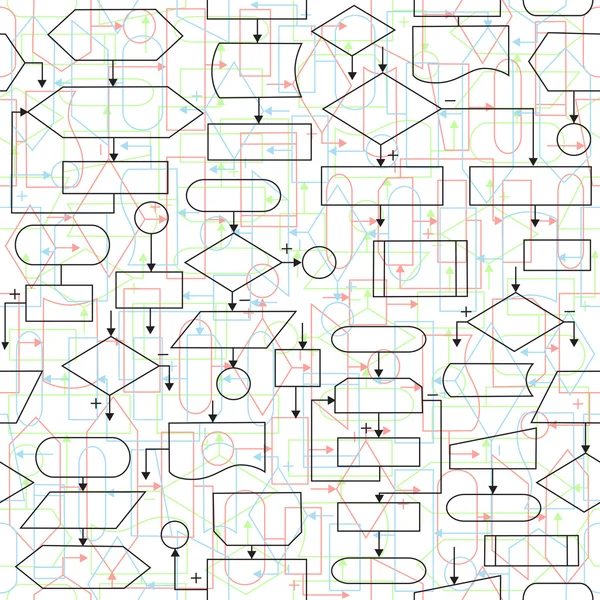 Fluxograma diagramas de fundo —  Vetores de Stock