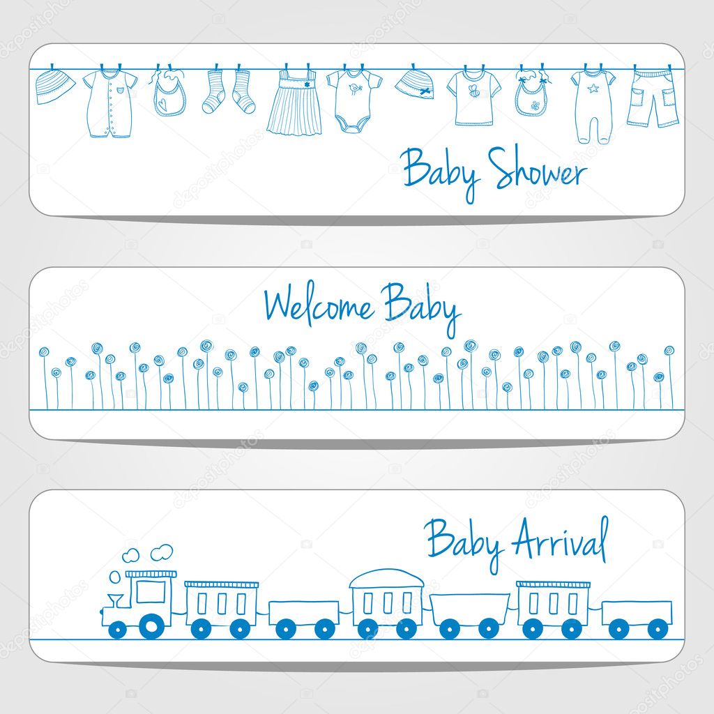 Baby shower banners