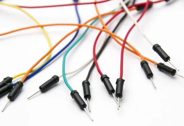 Breadboard Jumper Cable Wires — Stock Photo, Image