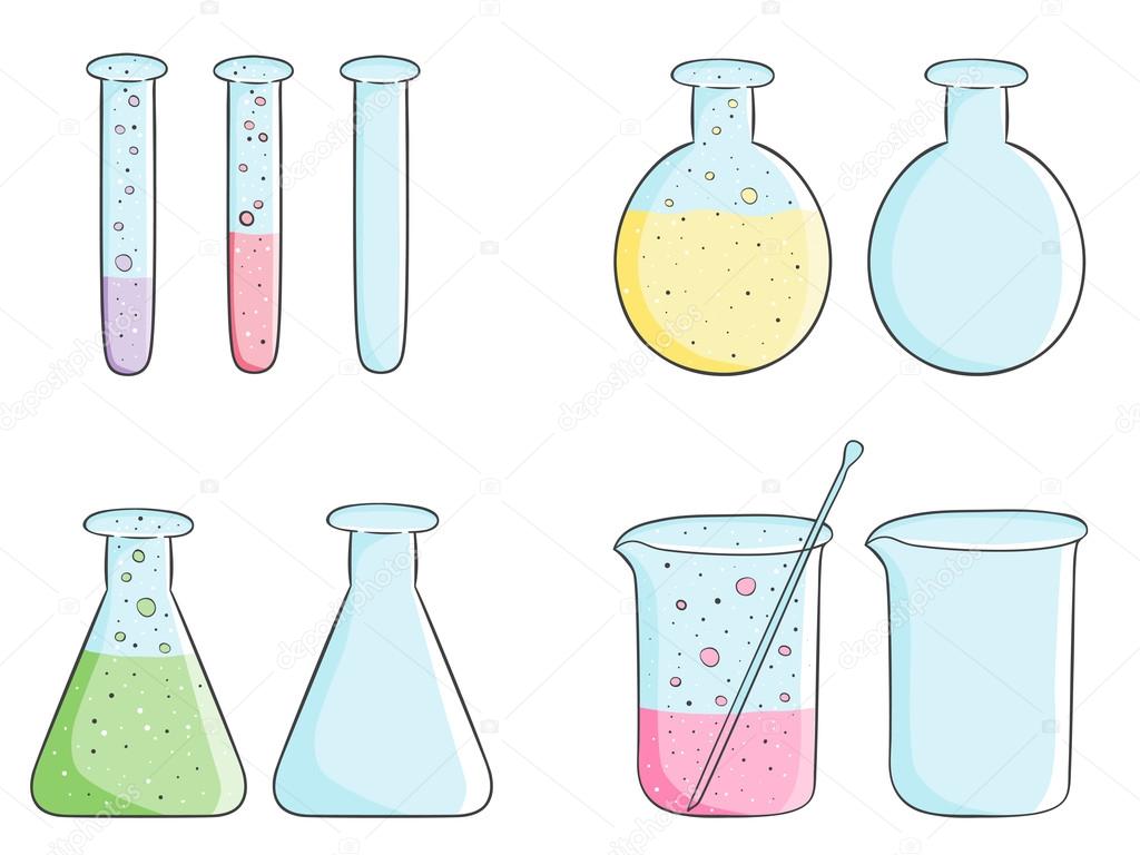 Laboratory test tubes