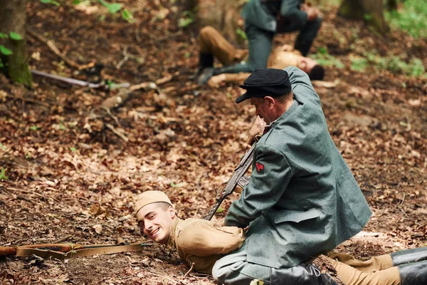 Ternopil Ukrajina Červen 2020 Upa Ukrajinské Povstalecké Armády Filmování Fotky — Stock fotografie