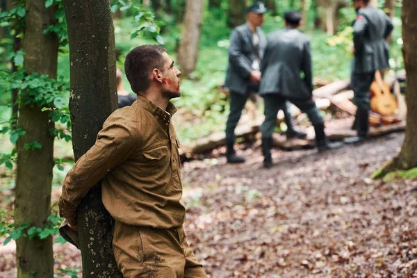 Ternopil Ukrajina Červen 2020 Upa Ukrajinské Povstalecké Armády Filmování Fotky — Stock fotografie