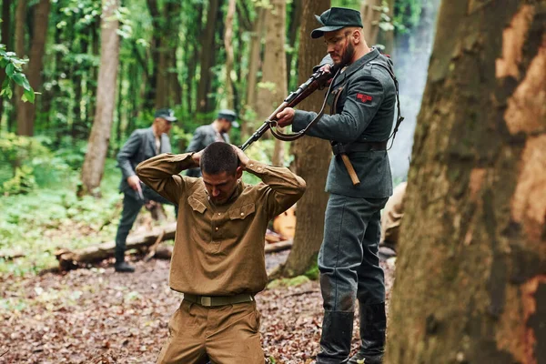 Ternopil Ukrajina Červen 2020 Upa Ukrajinské Povstalecké Armády Filmování Fotky — Stock fotografie