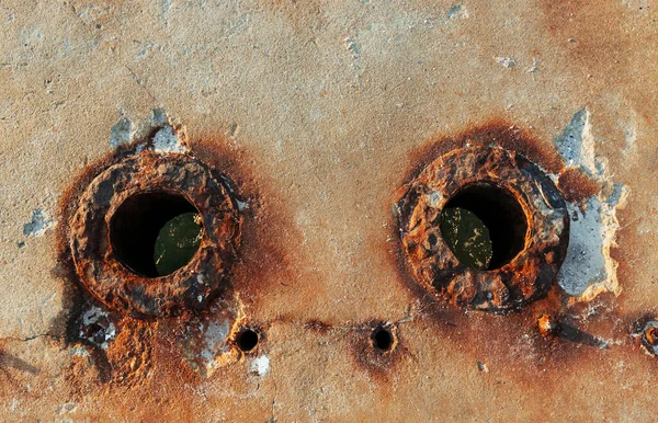 Old Rusty Textured Metal Surface Conception Aging Decay — Stock Photo, Image