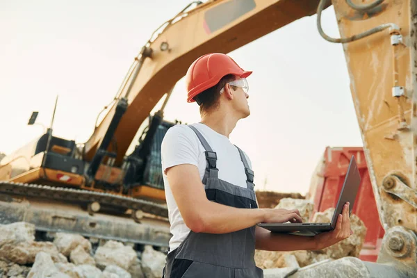 Een Drukke Dag Werknemer Professioneel Uniform Leenkuil — Stockfoto