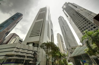 Singapur cityscape, gündüz