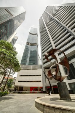 Singapur cityscape, gündüz