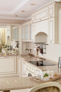 parlak yeni Avrupa mutfağı