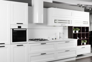 parlak yeni Avrupa mutfağı