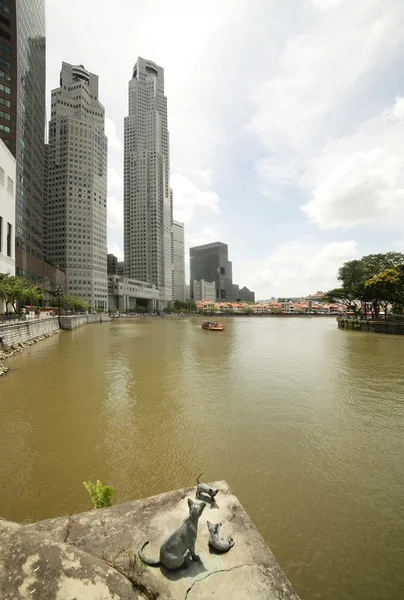 Singapore Skyline overdag — Stockfoto