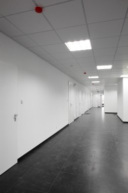 Beyaz yepyeni iç ofis
