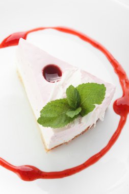 Taze nane ile tatlı pasta