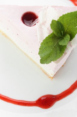 Taze nane ile tatlı pasta