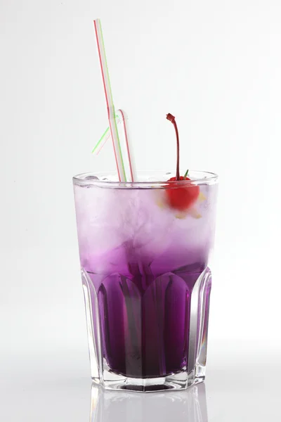 Fresh cocktail on a white background — Stock Photo, Image