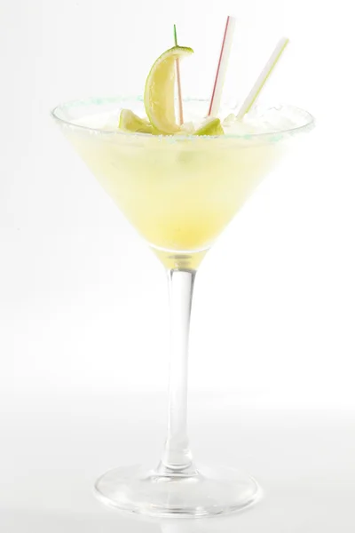 Fresh cocktail on a white background — Stock Photo, Image
