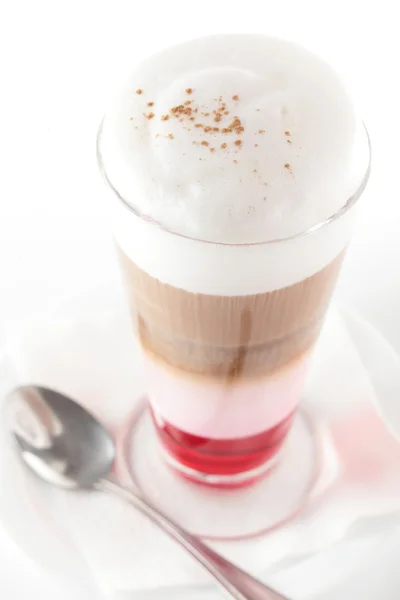 Біла чашка гарячої кави — стокове фото