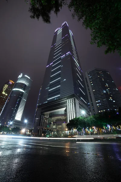 Centro da cidade de guangzhou na china — Fotografia de Stock