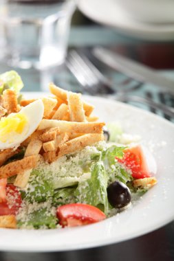 taze ve lezzetli sebze salatası