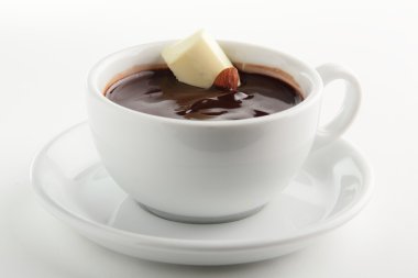 sıcak ve lezzetli bardak kahve