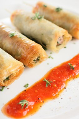 soslu lezzetli gözleme