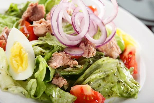 Ensalada sabrosa con verduras —  Fotos de Stock