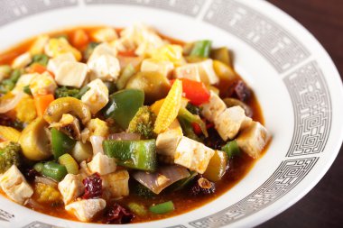 tasty and hot chinese food