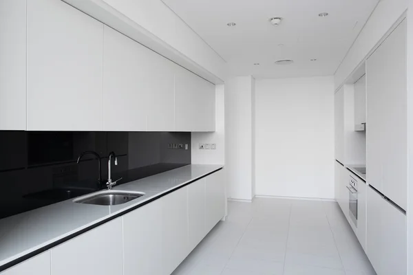 Clean white european kitchen — Stock Photo, Image