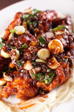 tasty and hot chinese food