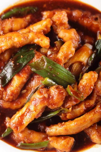 Chutné a teplé čínské jídlo — Stock fotografie
