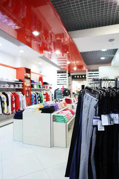 European brand new clothes shop — Stock Photo, Image