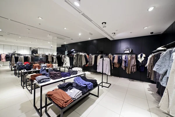 European brand new clothes shop — Stock Photo, Image