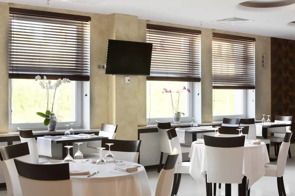 Lyx restaurang i europeisk stil — Stockfoto