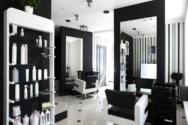 interior of modern beauty salon