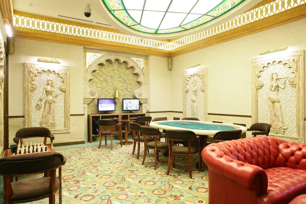 Interior do casino europeu — Fotografia de Stock