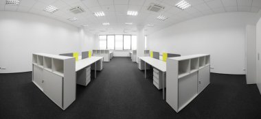 Beyaz yepyeni iç ofis