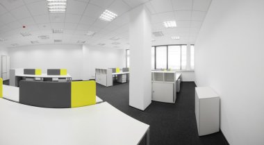 Beyaz yepyeni iç ofis