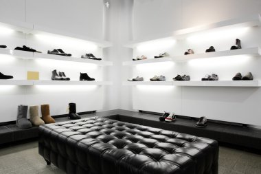 parlak iç lüks Ayakkabı mağazası