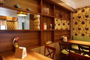 modern restoran güzel iç