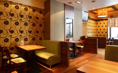 modern restoran güzel iç