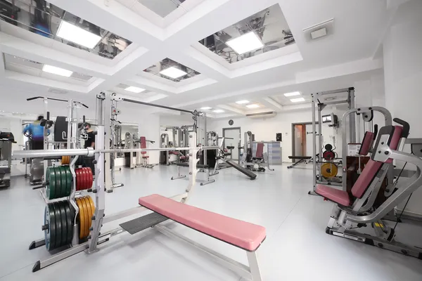 Gym with special equipment, empty — Stock Photo, Image