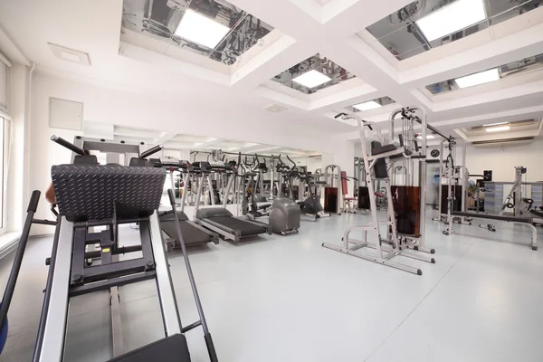 Gym with special equipment, empty — Stock Photo, Image