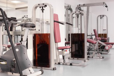 spor salonu ile özel ekipman, boş