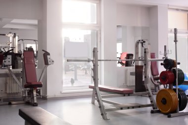 spor salonu ile özel ekipman, boş