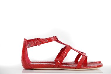 Beyaz arka plan üzerinde modern Ayakkabı