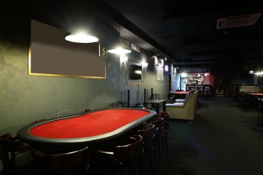 donker interieur van Europese casino