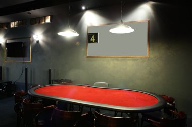 donker interieur van Europese casino