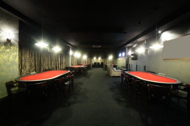 donker interieur van Europese casino