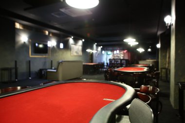 donker interieur van Europese casino